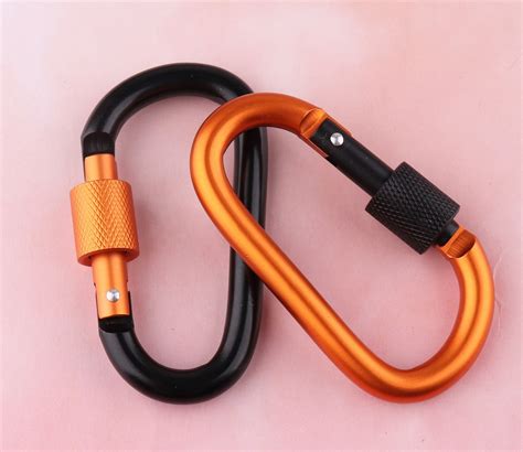 Fashion Hynice Leather Carabiner M orange Reader