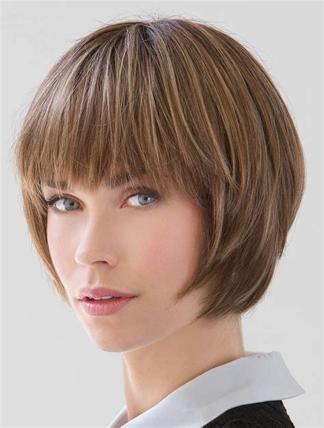 Fashional Blonde Chin Length Straight Bobs High Quality Wigs