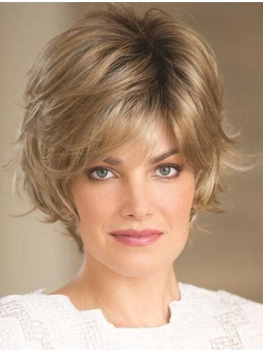 Fashional Short Wavy Blonde New Design Layered Wigs