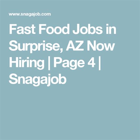 Fast Food Jobs Hiring Immediately: A Comprehensive Guide to Finding Your Next Opportunity