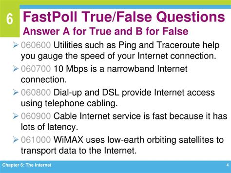 Fastpoll Truefalse Questionsanswer A For True And B False 6 PDF