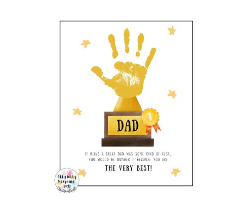Father's Day Trophy Template