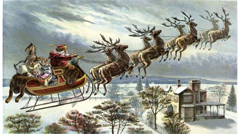 Father Christmas in His Sleigh: A Festive Journey Through History and Tradition