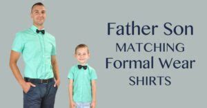 Father-Son Matching Dress Shirts: A Stylish Expression of Love and Connection