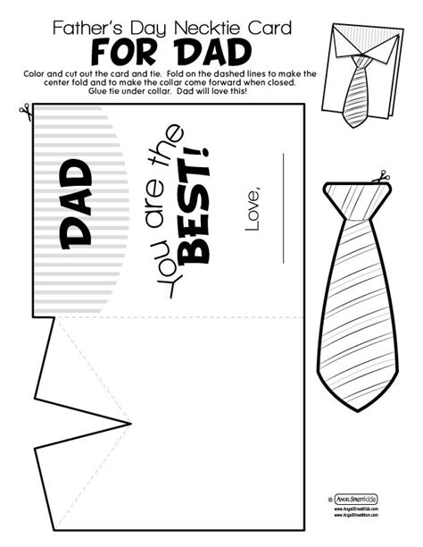 Fathers Day Printable Crafts