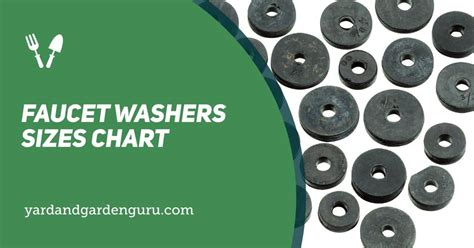 Faucet Washers Sizes Chart
