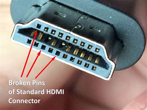 Faulty HDMI cable: