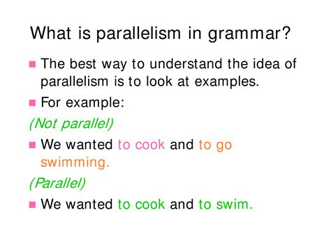 Faulty Parallelism Exercises With Answers Reader