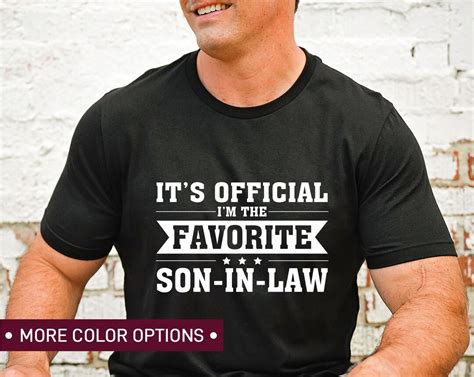 Favorite Son-in-Law Shirts to Express Appreciation