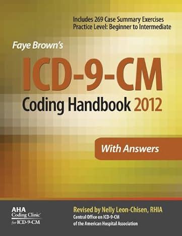 Faye Brown Coding Handbook 2012 With Answers Ebook Reader