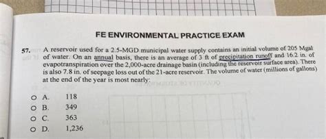 Fe Environmental Sample Questions Solutions Epub