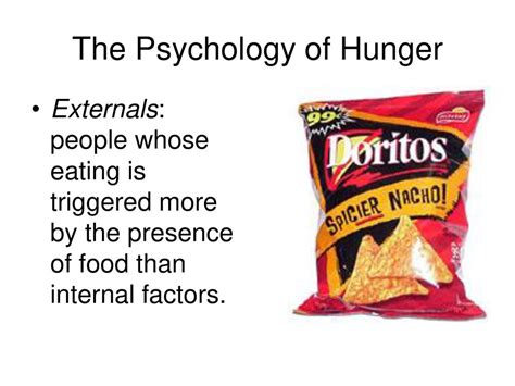 Fear: The Psychological Impact of Hunger