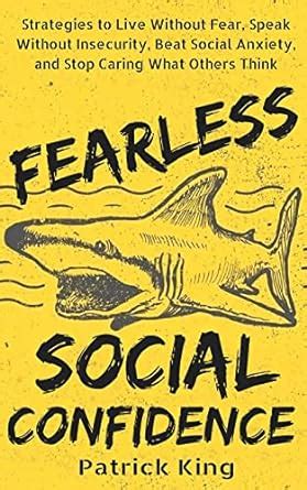 Fearless Social Confidence Strategies Insecurity PDF