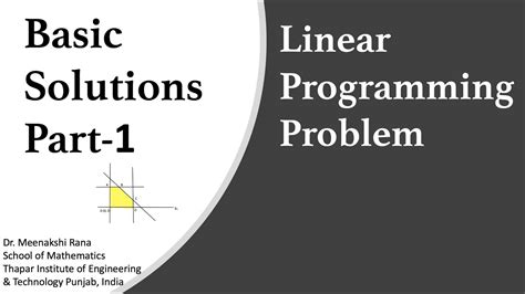 Feasible Solution Linear Programming Kindle Editon