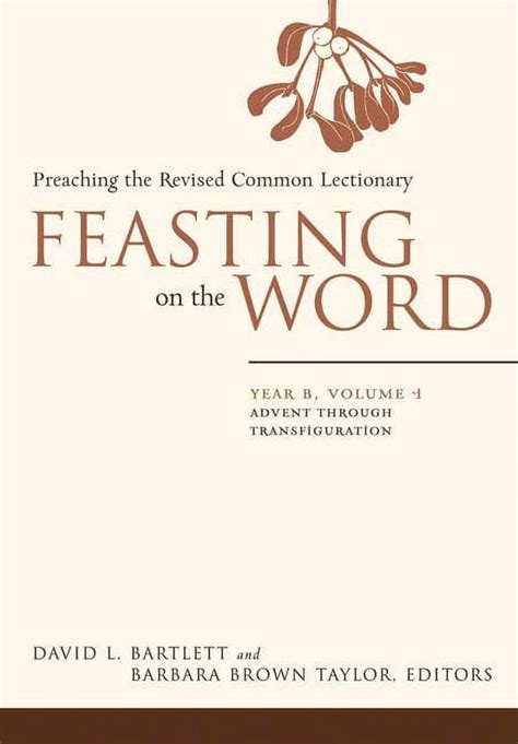 Feasting on the Word Year A Volume 1 Advent through Transfiguration Epub