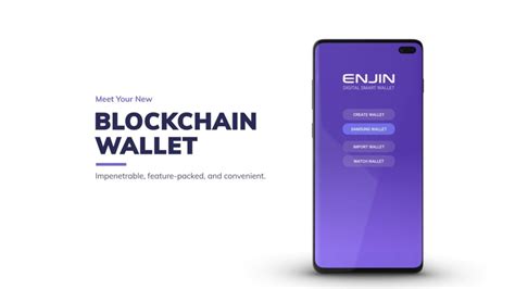 Features of Enjin Wallet