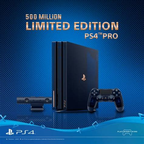 Features of the PS4 Pro 500 Million Limited Edition