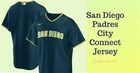 Features of the Padres City Connect Jersey