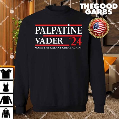 Features of the Palpatine and Vader Workout Shirt