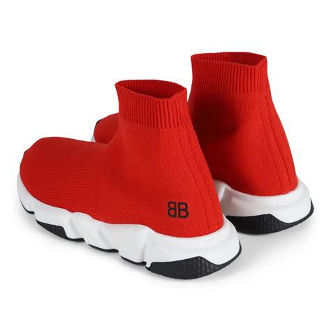 Features of the Red Balenciaga Sock Shoes