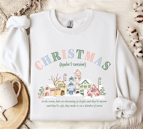 Features of the Taylor Swift Christmas Sweatshirt