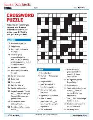 February 2014 Scholastic Scope Crossword Answers Doc