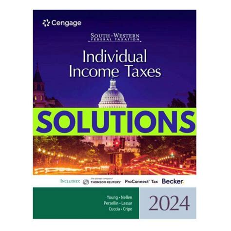 Federal Income Taxation Comprehensive Problems Solution Reader