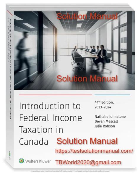 Federal Income Taxation Solution Manual Doc