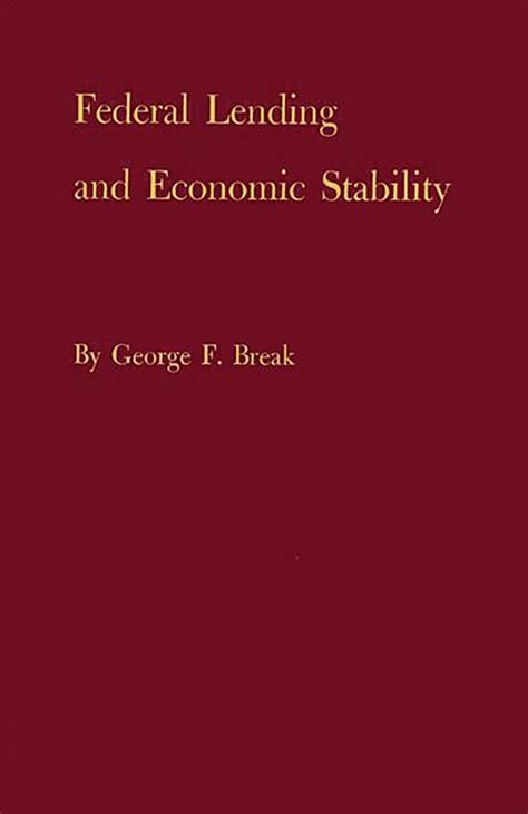 Federal Lending and Economic Stability Epub