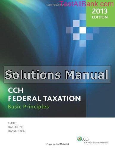 Federal Taxation 2013 Solutions Manual Ch 9 Kindle Editon