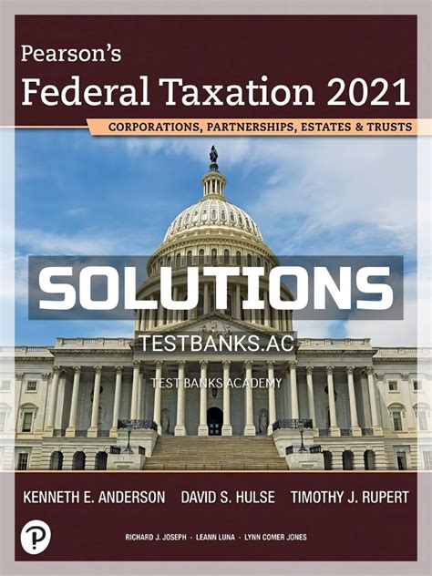 Federal Taxation Solution Manual Epub