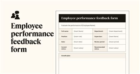 Feedback Template For Employees