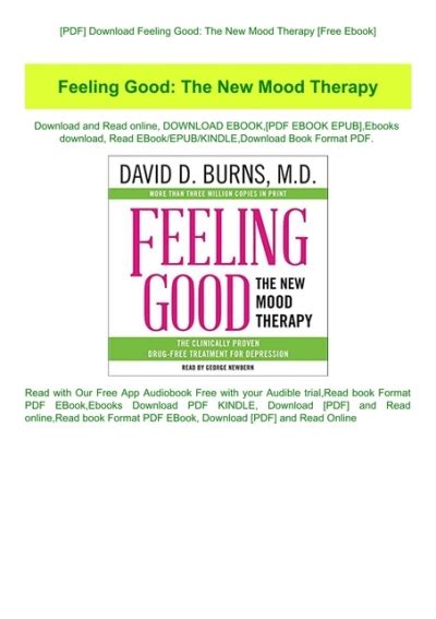 Feeling.Good.The.New.Mood.Therapy Ebook PDF