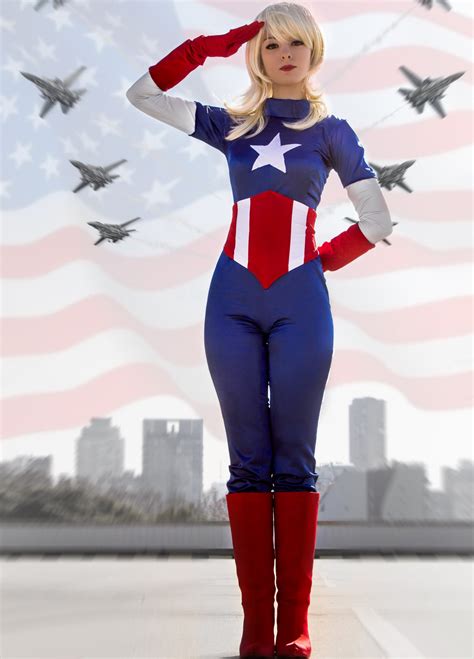 Female Captain America Costume: Unleash Your Inner Superhero