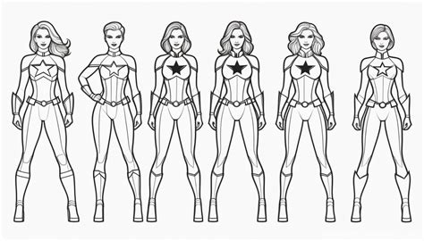 Female Superhero Template