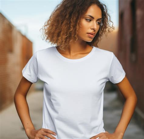 Female White T-shirts: A Blank Canvas for Creativity