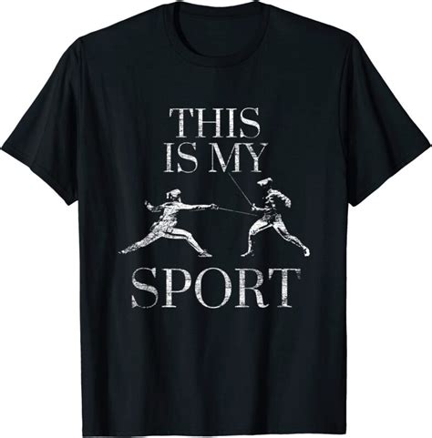 Fencing T-Shirt: Express Your Passion for the Sport