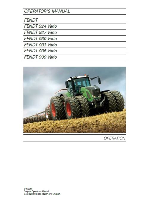 Fendt 930 Service Manual Ebook Doc