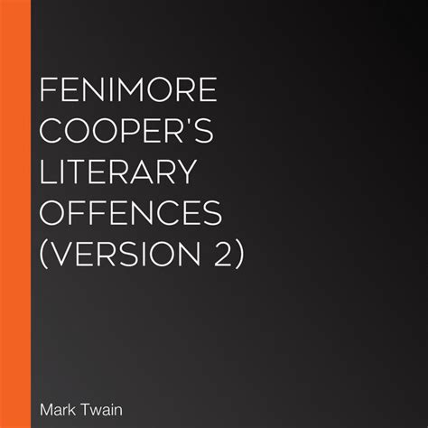 Fenimore Cooper s Literary Offences Epub
