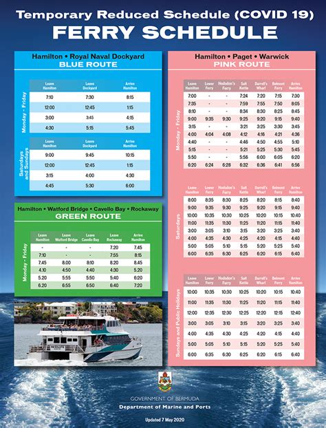 Ferry Services and Schedules