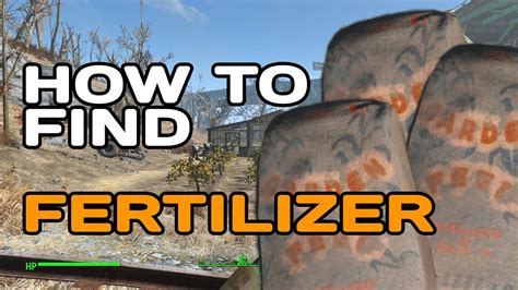 Fertilizer in Fallout 4: The Ultimate Guide