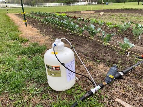 Fertilizer irrigation injection (FII)