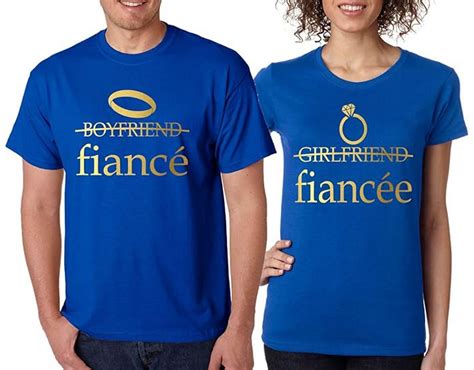 Fiance and Fiancee Shirts: A Symbol of Love and Commitment