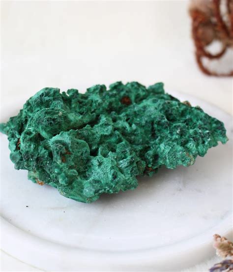 Fibrous malachite