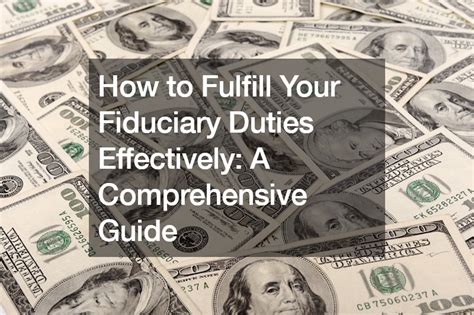 Fiduciary Duties in Massachusetts: A Comprehensive Guide for Understanding Your Responsibilities