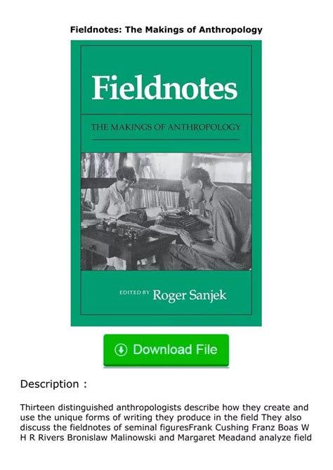 Fieldnotes: The Makings of Anthropology Ebook Kindle Editon