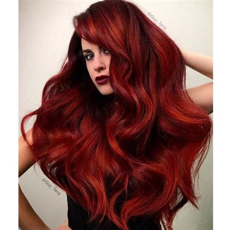 Fiery Crown: Red Hair with Black at the Top