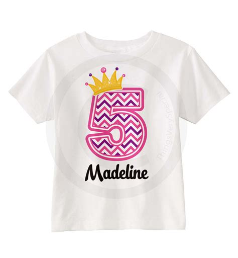 Fifth Birthday Shirt: Make Your Big Day Even More Special