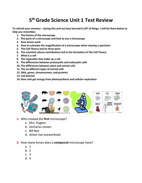 Fifth Grade Science For Home School or Extra Practice