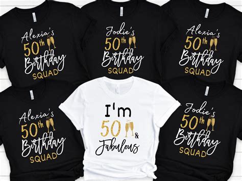 Fifty Birthday Shirt Ideas for Every Style